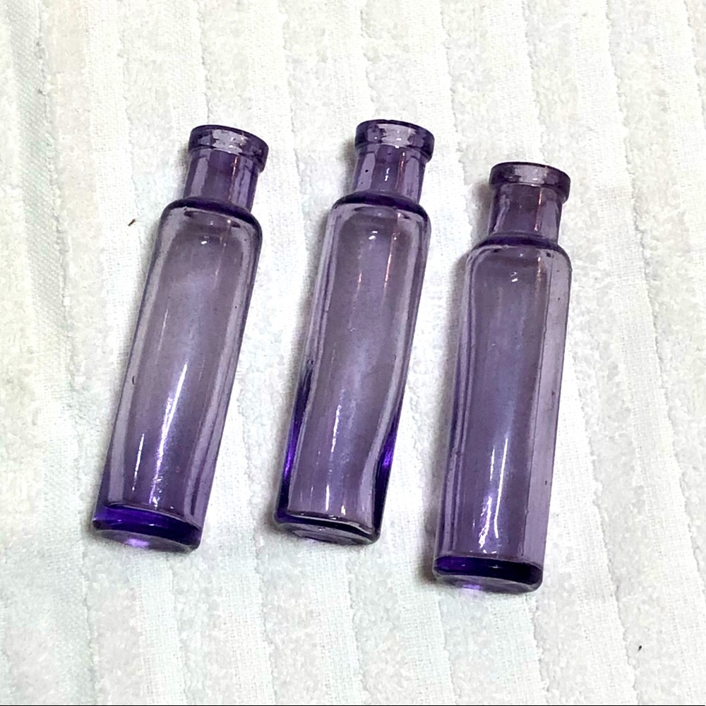 Vintage Set of 3 Mini Bottles